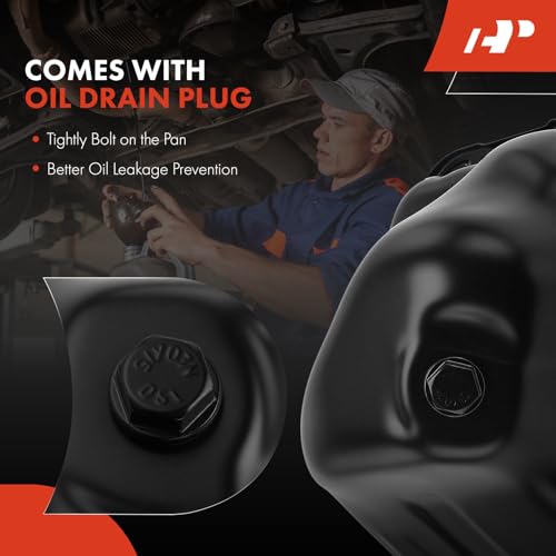 A-Premium Lower 2.5L Engine Oil Pan Sump with Plug, Gasket & Bolts, Compatible with Subaru Outback 2006-2009, Forester 2006-2013, Impreza 2006-2014, WRX 2013-2016, WRX STI 2013-2020 & Saab 9-2X 2006 - style: Complete Oil Pan Kit