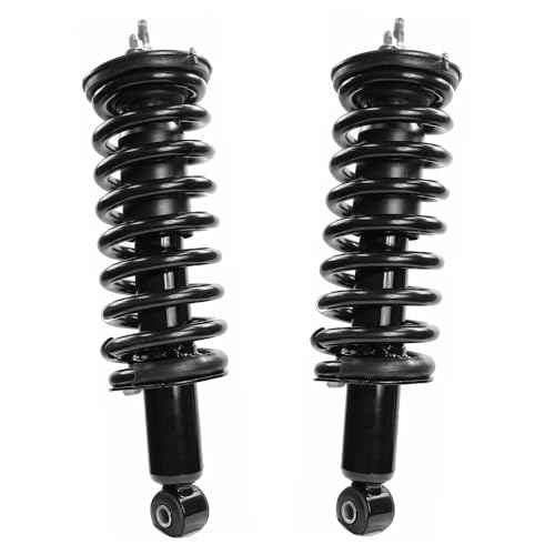 Detroit Axle - RWD 2 Front Struts for 2005-2021 Nissan Frontier 2006 2007 2008 2009 2010 2011 2012 2013 2014 2015 2016 2017 2018 2019 2020 Complete Struts with Coil Spring Replacement Suspension Shock - size: SR4201x2/Pair