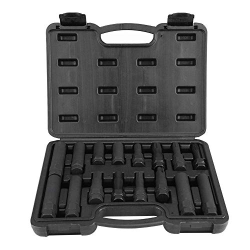 Car Wheel Removal Tool, 16Pcs Car Wheel Locking Lug Nut Master Set Lock Key Removal Tool Kit