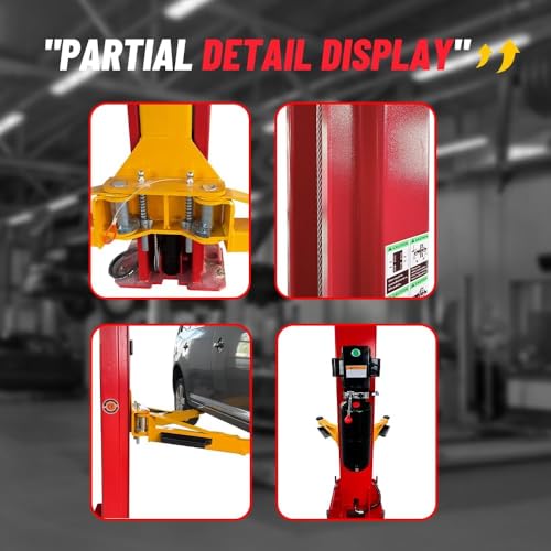 2 Post Lift 11000lbs Car Lift 220V Two Post Lift Auto Lifts 2 Post Auto Truck Clear Floor Hoist(KT-M110)