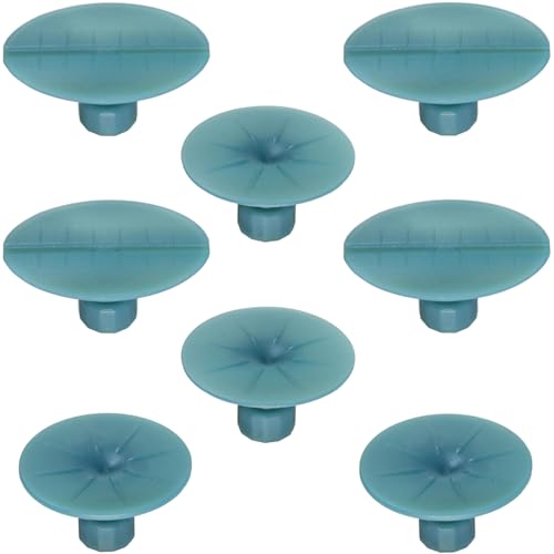 Dent Puller Tabs, 8Pcs Car Body Dent Removal Pulling Tabs,Paintless Dent Repair Tool, Ice Suction Cup Glue Tabs for Automobile Dent Repair Hail Damage Removal Tools (Light Blue)