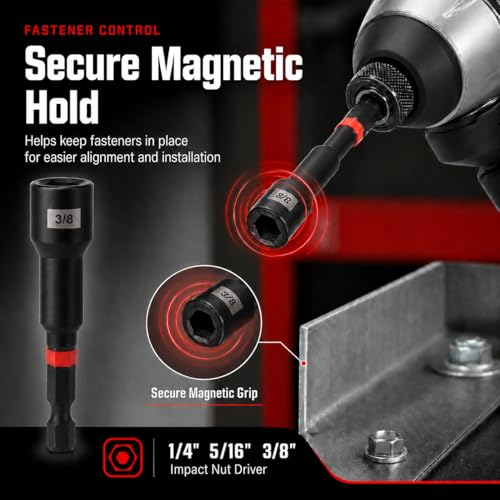 88-Piece Impact Driver & Magnetic Screwdriver Bit Set, S2 Steel Security Torx Hex Phillips Square Triangle Slotted Bits, Mini Ratchet Wrench, Magnetic Bit Holders & Nut Driver, 1/4'' Hex Shank - style: 88-Piece Impact Screwdriver Bit Set, S2 Steel Securit