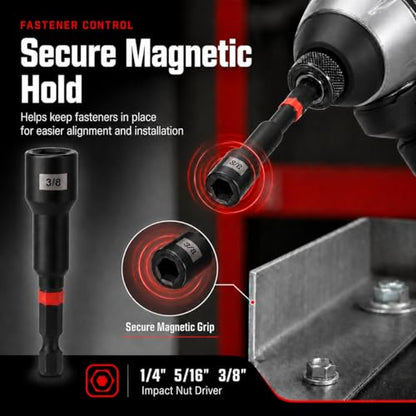 88-Piece Impact Driver & Magnetic Screwdriver Bit Set, S2 Steel Security Torx Hex Phillips Square Triangle Slotted Bits, Mini Ratchet Wrench, Magnetic Bit Holders & Nut Driver, 1/4'' Hex Shank - style: 88-Piece Impact Screwdriver Bit Set, S2 Steel Securit