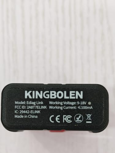 KINGBOLEN Ediag Link OBD2 Scanner Bluetooth,All System Bidirectional Scan Tool for iOS & Android,10+ Hot Reset Functions, Code Reader for Cars and Trucks,CANFD Protocol,FCA AutoAuth,1 Year Free Update