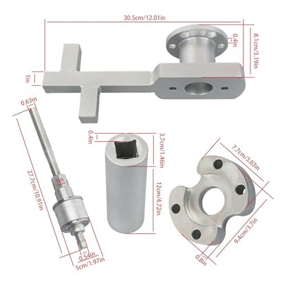 waltyotur Crankshaft Crank Puller Removal Tool Set Replacement for Jaguar F-Type Discovery 4 Range Rover Sport