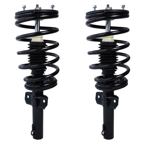 Detroit Axle - Front Struts Suspension Kit for Ford 1995-2003 Windstar, 2 Quick Struts with Coil Spring 2 Outer Tie Rod End Links 1996 1997 1998 1999 2000 2001 2002 Replacement - size: 4QS42933/ Big strut kit