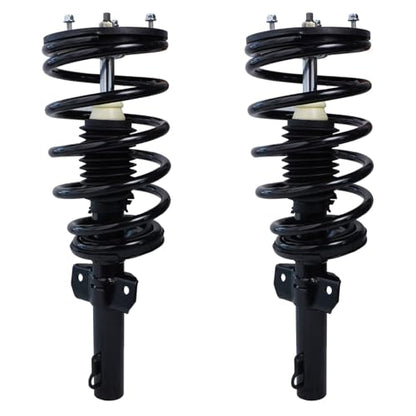 Detroit Axle - Front Struts Suspension Kit for Ford 1995-2003 Windstar, 2 Quick Struts with Coil Spring 2 Outer Tie Rod End Links 1996 1997 1998 1999 2000 2001 2002 Replacement - size: 4QS42933/ Big strut kit