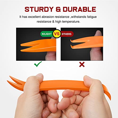 Nilight 189PCS Bumper Retainer Clips with Fastener Remover Car Plastic Rivets Fasteners Push Retainer Kit -Door Trim Panel Clips for Toyota Lexus,2 Years Warranty - color: 189Pcs Clips +Remover