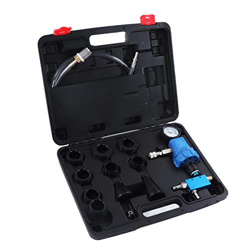 Coolant Vacuum Refill Tool Kit 14 Pieces Universal Engine Cooling System Vacuum Pressure Testing Kit with 8 Adapters for Cars SUVs Light Trucks