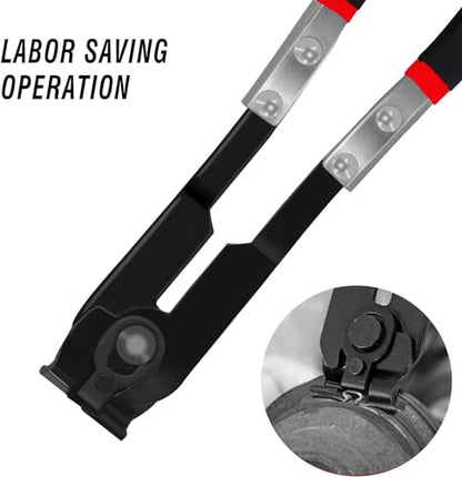 Auto CV Joint Axle Boot Clamp Pliers Tool, CV Joint Boot Clamps Pliers - Ear Type Extension Ear Boot Tie Pliers For Most Cars ATV UTV