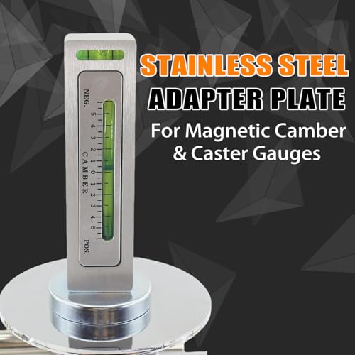 Wheel Clamp & Magnetic Adapter Fits 11-25 Inch Rims, Wheel Alignment Tool Kit for Precisely Measure and Adjust The Camber and Caster Angles