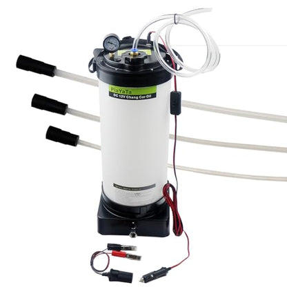 12V DC Current Oil Changer 6L Oil Pump: for car Engine Oil, Transmission Oil, coolant, Brake Oil, Easy to Operate, can Pump Oil Through The Dipstick Tube (8L) - size: 8L