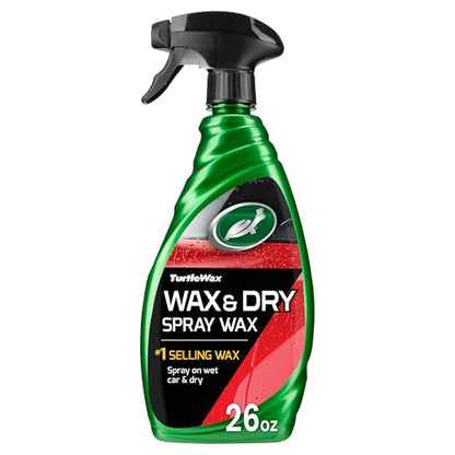 Turtle Wax T-9-6PK 1-Step Wax and Dry, Quick and Easiest Step to High Shine, for Cars, Trucks, Motorcycles and RVs, 26 oz. (Pack of 6) - size: 4.33 Fl Oz (Pack of 6)