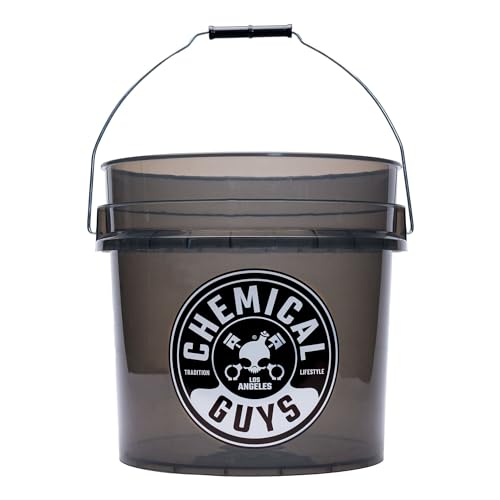 Chemical Guys Heavy Duty Detailing Bucket Smoked Black (4.5 gal)