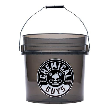 Chemical Guys Heavy Duty Detailing Bucket Smoked Black (4.5 gal)