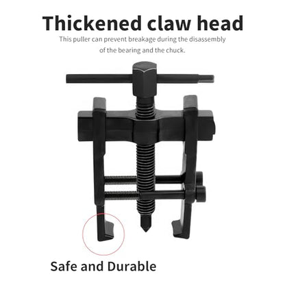 Beam 2 Jaw Puller 2" Bearing Gear Pullers, 85mm T-Shaped Screw | High Carbon Steel Pullers, Adjuestable Pulley Removal Tool for Bearings/Flywheels/Pulleys Remove - size: 2Jaw 2In 65×85MM