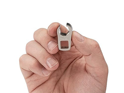 TEKTON 3/8 Inch Drive x 7/16 Inch Flare Nut Crowfoot Wrench | WCF15211 - size: 7/16-Inch