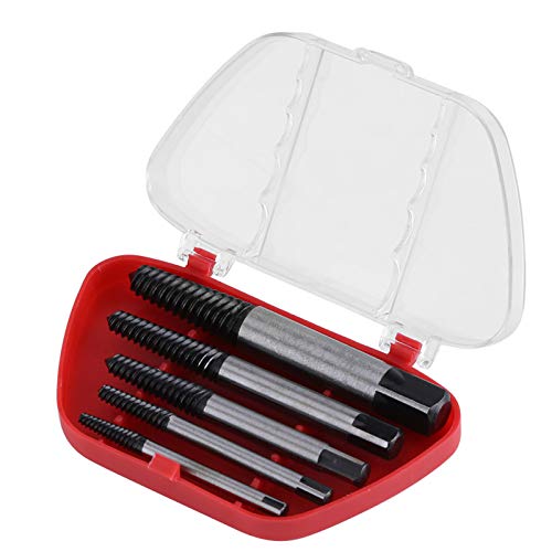 Broken Screw Extractor Remover 5pcs Set - Damaged Screw Extractor Tool 4mm-18mm Screws