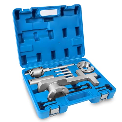 Crankshaft Pulley Removal Tool Kit Fit for 2009-2018 Jaguar Land Rover 3.0L V6/5.0L V8, Replaces 303-1437 303-1438 303-1439 303-1440 303-1441