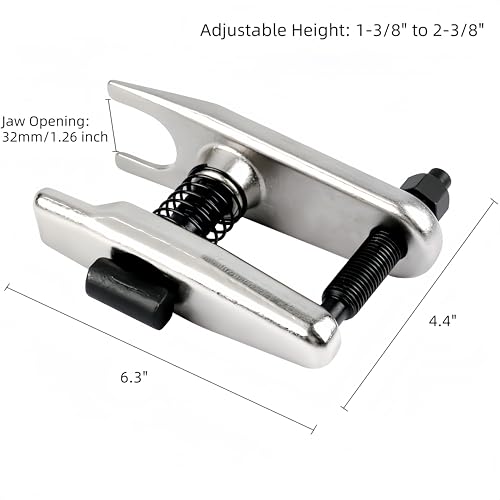 32mm Ball Joint Separator Tool, 1-3/8" to 2-3/8" Ball Joint Removal Tool, for Separating Ball Joints Arms Tie Rods on Cars, Trucks, ATVs, Compatible with Benz, BMW, Audi, Honda and More