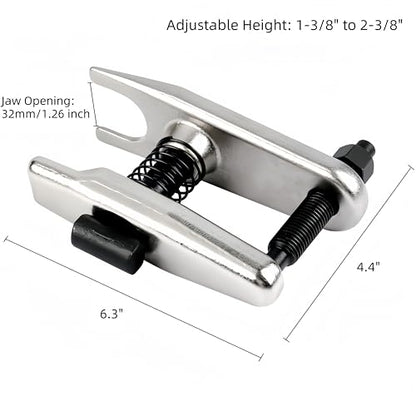 32mm Ball Joint Separator Tool, 1-3/8" to 2-3/8" Ball Joint Removal Tool, for Separating Ball Joints Arms Tie Rods on Cars, Trucks, ATVs, Compatible with Benz, BMW, Audi, Honda and More