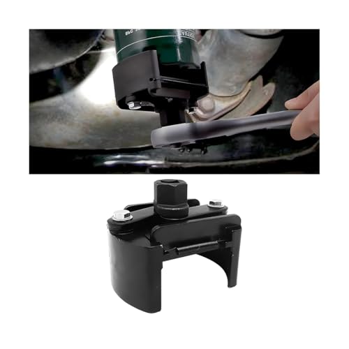 HZEL Car Oil Filter Wrench, Adjustable 2 Jaw 80-105mm Vehicle Oilfilter Removal Tool, Universal Automotive Drive Cap Style Artifact Accessories Compatible with Medium Sized - size: 3.15 x 2.75 x 2.95 inches