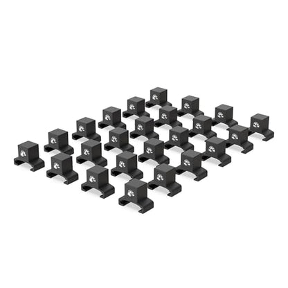 Olsa Tools Black Spring-Loaded Ball Bearing Socket Clips - 24-Pack (1/2-Inch) - Compatible with Olsa Socket Holders - Part: 1137 - color: 1/2-inch Drive, Black
