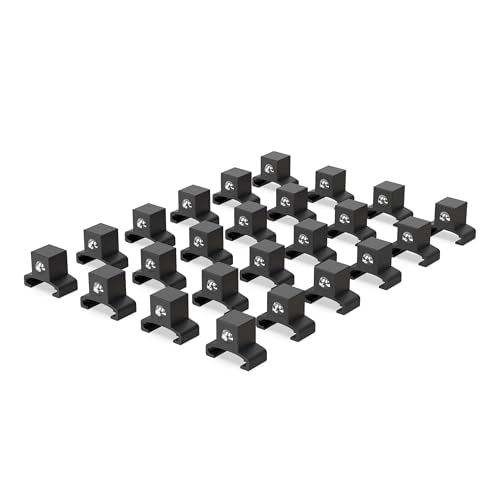 Olsa Tools Black Spring-Loaded Ball Bearing Socket Clips - 24-Pack (1/2-Inch) - Compatible with Olsa Socket Holders - Part: 1137 - color: 1/2-inch Drive, Black