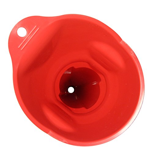 FloTool Automotive Funnel for Gas, Oil, Transmission, Coolant and Other Fluids, with QuickFill Technology & Splash Guard (10718WR)