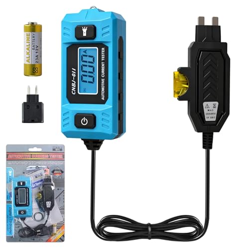 Automotive Circuit Fault Probe Tester, Portable High-Precision 20A 48V Car Circuit Probe Tester with Led Display & Front Lighting, Car Relay Fuse Blade Checker for Various Vehicles