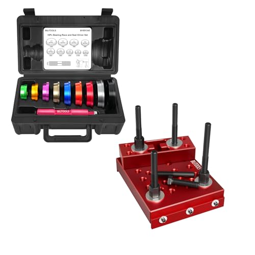 BILITOOLS Bearing Press Kit & Universal Press Support Block Plate Kit