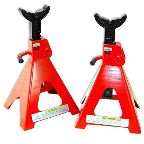 Jack Stands 6 Ton Set Pair of 2 Ratcheting Locking Adjustable,Jikkolumlukka