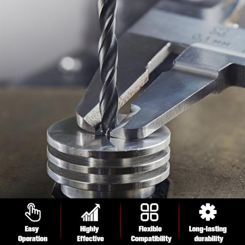 Marvelity Premium 131-Piece Metric Helicoil Thread Repair Kit | HSS Drills, Inserts, Taps, and Tools, M5, M6, M8, M10, M12, Automotive and Engine Repairs