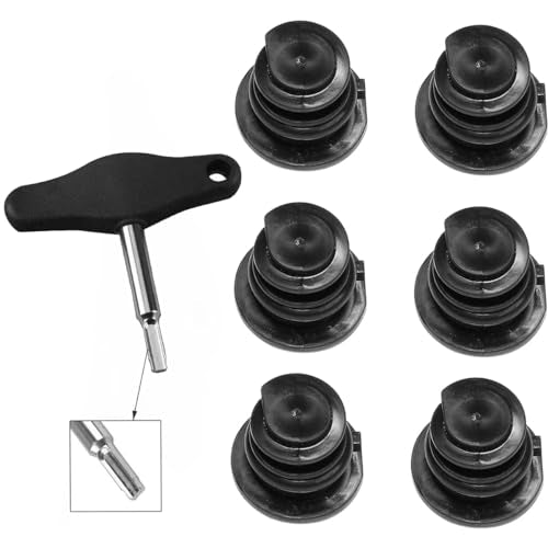 6 PCS Oil Pan Drain Plug Screw Replace,OEM 06L103801 And 1pc Car Tool Oil Drain Plug Screw Plastic Professional Tool For Volkswagen Audi Golf Passat，audi oil drain plug