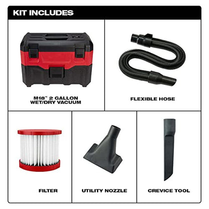 Fit for Milwaukee 0880-20 M18 18V Wet/Dry Vacuum w/Crevice Tool - Bare Tool