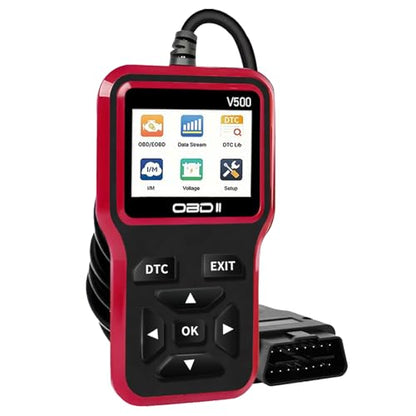 OBD2 Scanner Diagnostic Tool - Check Engine Light Code Scanner Tool with Reset, DTC, Data Stream, I/M Readiness, Car & Truck Scan Tool for All Vehicles Since 1996, escaner automotriz - color: Black