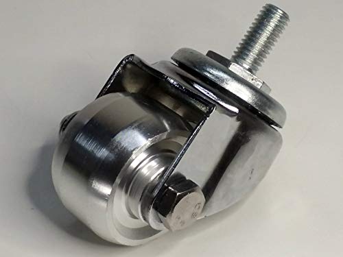 Aluminum Racing Floor Jack Casters, 3 Ton, 2 Piece Set, Quality Replacement Parts for Repiars