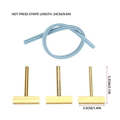 Portable Soldering Iron Kit, 3pcs T Tip Soldering Iron Soldering Wire Soldering Kit with Hot Press Stripe for LCD Screen Ribbon Cable Repair 30W/40W/60W