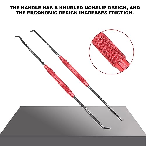 6-Piece Lock Pick Set, lock picking tool kit for O Ring Seal, Double Pointed Scribe Lock Picking Kit For Auto Mechanic, Hook and Pick Set to Remove Hoses and Gaskets