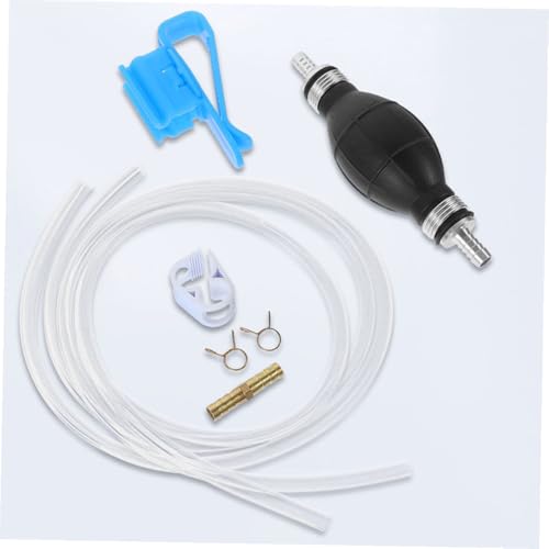 Homoyoyo Manual Hand Siphon Pump Fuel Transfer Hose Kit Lightweight PVC Plastic Gasoline Oil Transfer for Cars Accurate Regulation Durable Siphon Pump Gas Tank Use