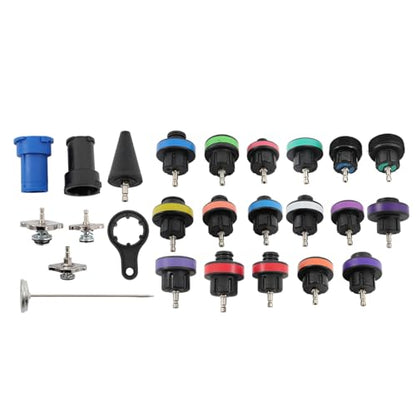 28-Piece Radiator Pressure Tester Cooling System Refill Kit with Suitcase