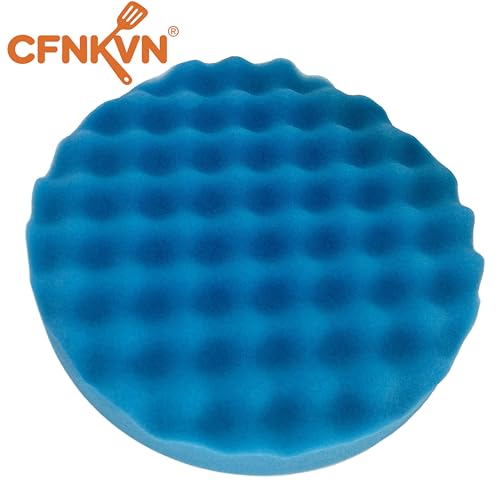8 Inch Foam Buffing Pads, Auto Detailing Polishing Pad Set, 3-Pack | Replacement for 3M Buffing Pads - 5723 5725 5733, Fits DA Polisher & Drill. Removes swirl marks for high-gloss shine