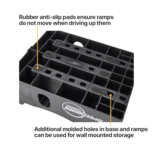 Speedway Low Profile 2-Piece Detachable Car Ramps, 7,200 lb.