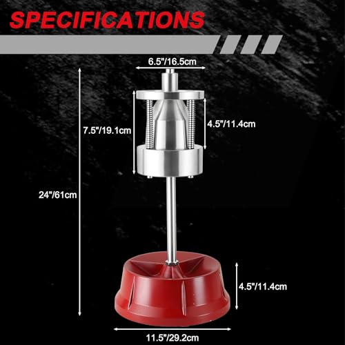 DASBET Portable Bubble Wheel Balancer Tire Balancer with Bubble Level | Heavy Duty Auto Car Wheel Repair Balancer Rim Balancing Machine Tire Changer for Cars Light Trucks