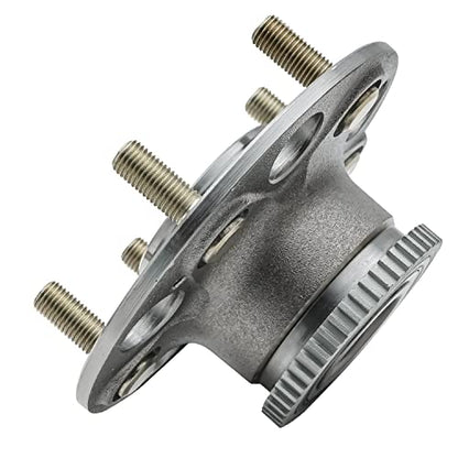 Detroit Axle - Pair Rear Wheel Bearing and Hubs Assembly for 1999-2003 Acura TL, 1998-2002 Honda Accord [V6 Models only - Rear DISC], 5 Lug w/ABS - style: 512179 x2/Pair