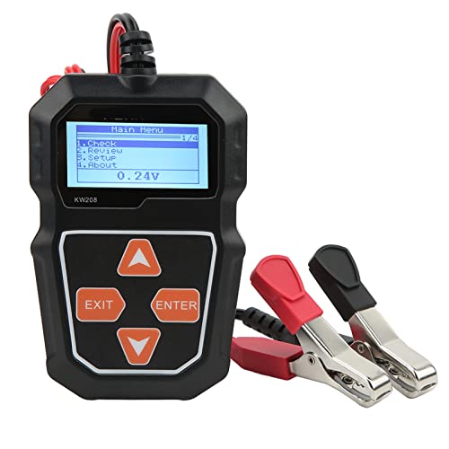 12V Car Battery Load Tester, Digital Auto Battery Analyzer, Automotive Alternator Tester with Color LCD Screen, for Truck SUV and All 12V 100 2000 CCA Batteries