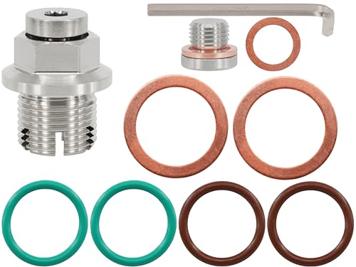 M18.1-1.5 x 15mm Oversize Piggyback Oil Drain Plug, Stainless Steel Self Tapping Oil Pan Thread Repair Kit - size: M18.1x1.5