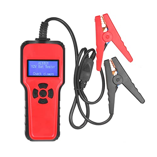 Digital Car Battery Tester | 12V Automotive Alternator & Cranking System Analyzer | Load Test for Truck/Marine/Boat Batteries | Multi - Standard CCA Rating