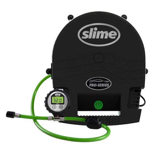 Slime 40069 Inflation Station, Garage Inflator, Pro-Series, Wall Mounted Air on Demand, Flat to Full in 4 Minutes, Cars, Trucks, Bicycles, 120V - style: Pro-Series Wall Mounted