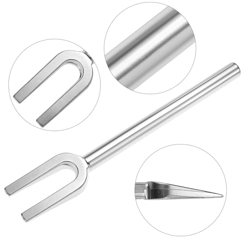 QWORK Ball Joint Separator, 15/16 Inch Pickle Fork Tool, Steel Tie Rod Removal Tool, Ball Joint Removal Tool Adjusts from 1-1/3" to 2-1/8"